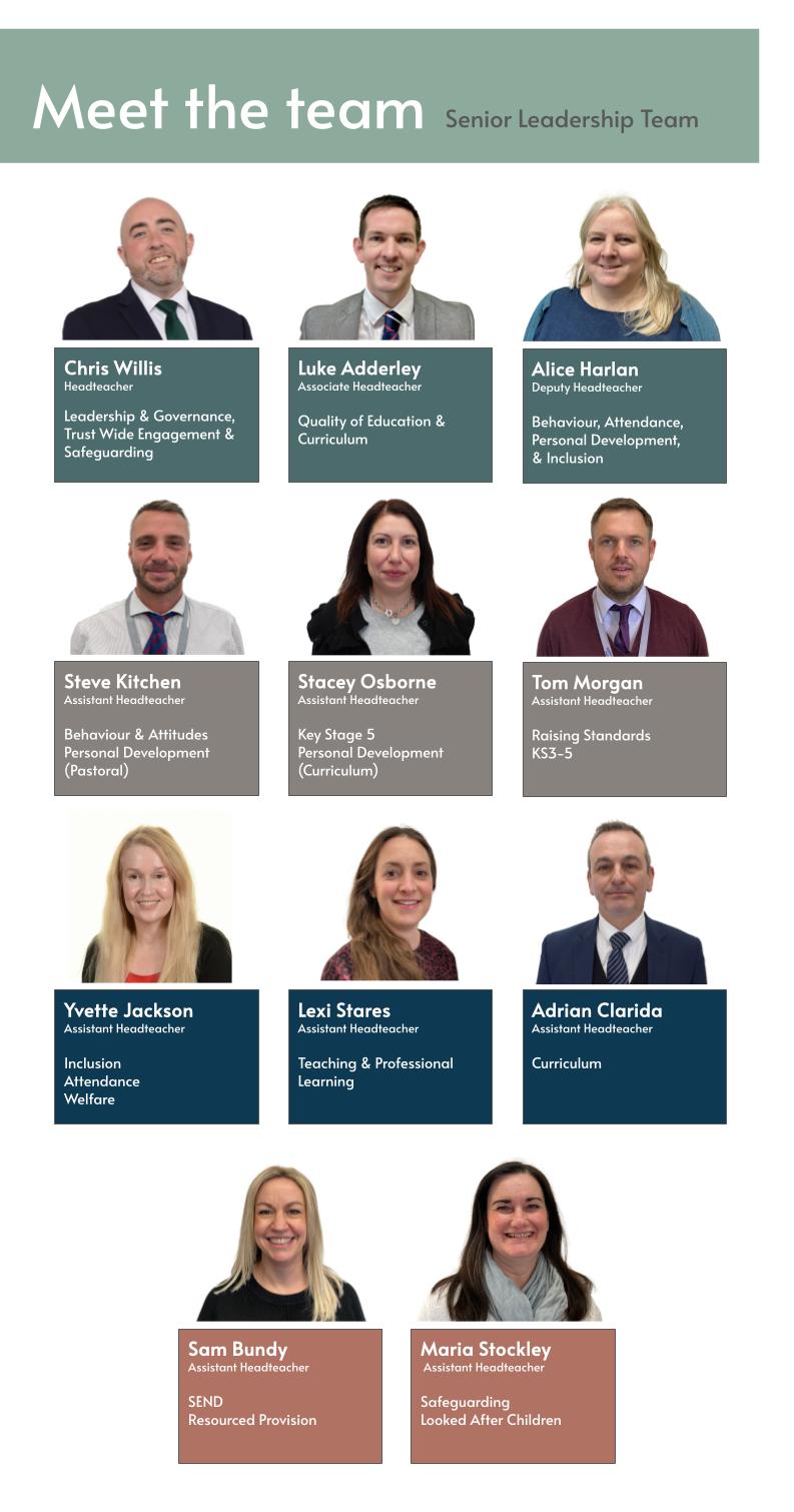 Meet the team - Senior Leadership Team