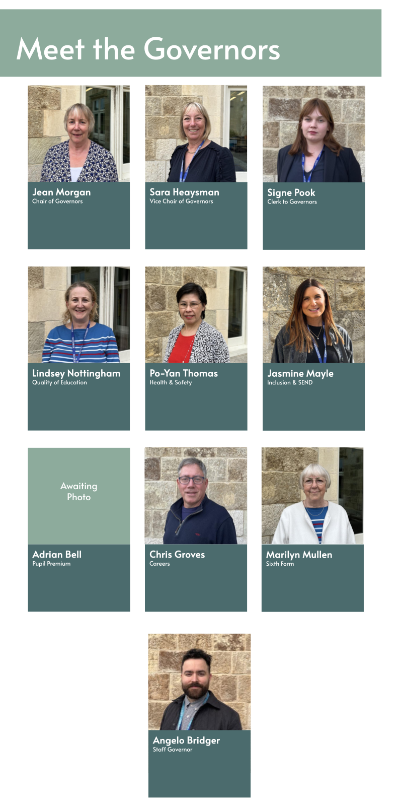 Governors - Meet the Team
